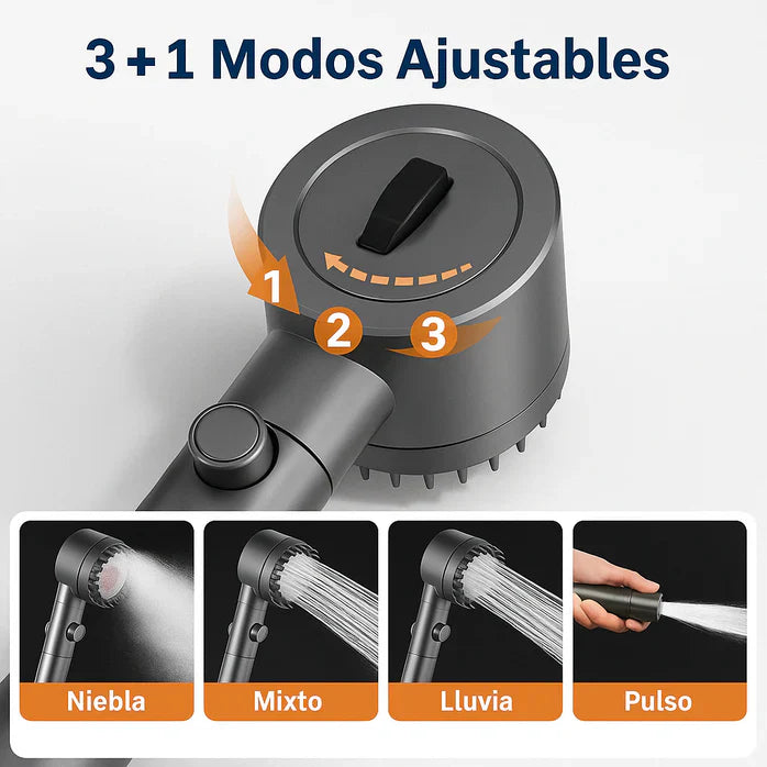 HYDROLUXE™ - Elimina el cloro y la cal de tu ducha