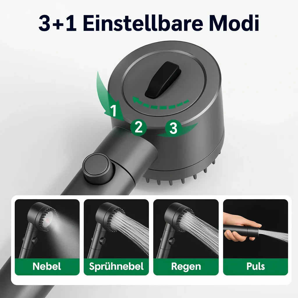 HYDROLUXE™ – Entfernt Chlor und Kalk aus deiner Dusche