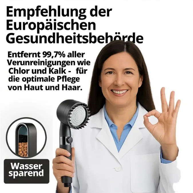 HYDROLUXE™ – Entfernt Chlor und Kalk aus deiner Dusche